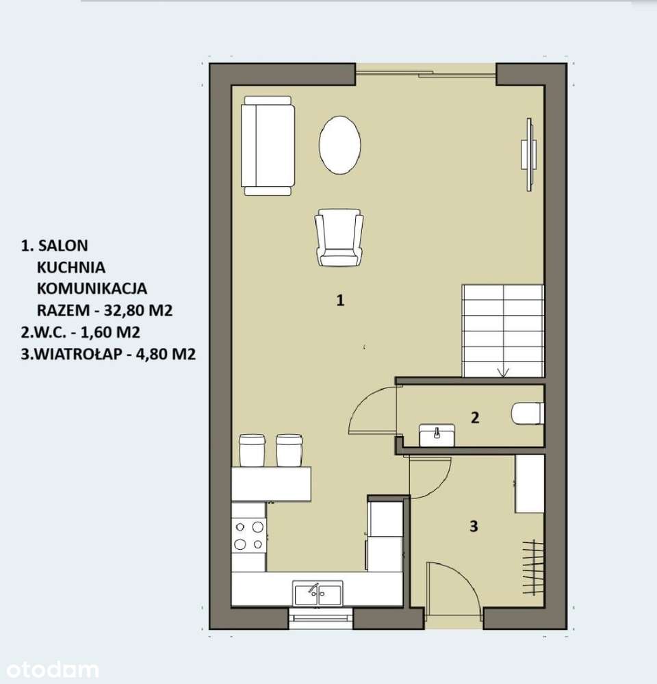 Dom 78,1m² I Ogródek I Miejsce parkingowe-7
