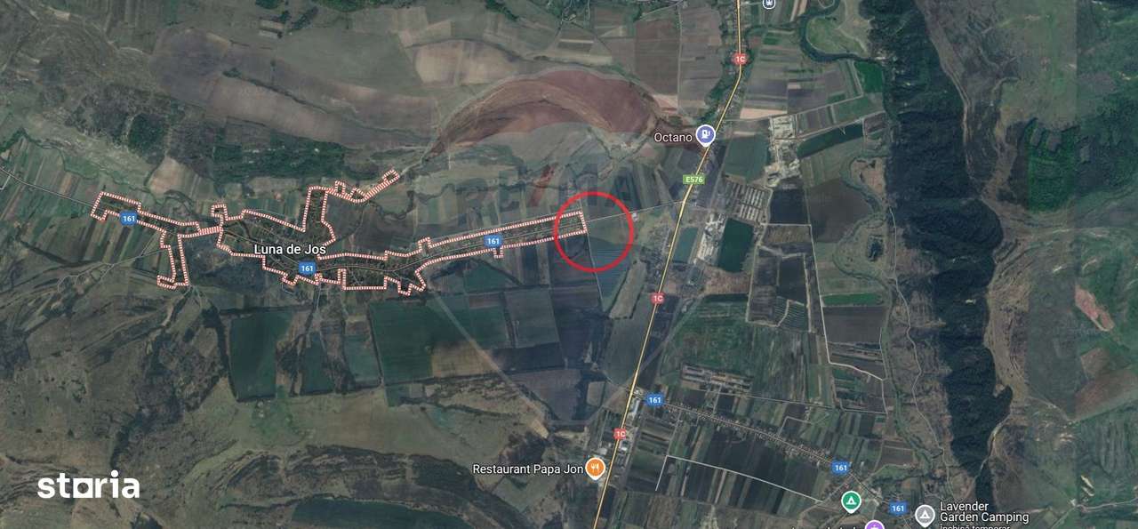 Teren de investiție 9800 mp.Luna de Jos. Acces direct din DJ161 - Imagine principală: 1/12