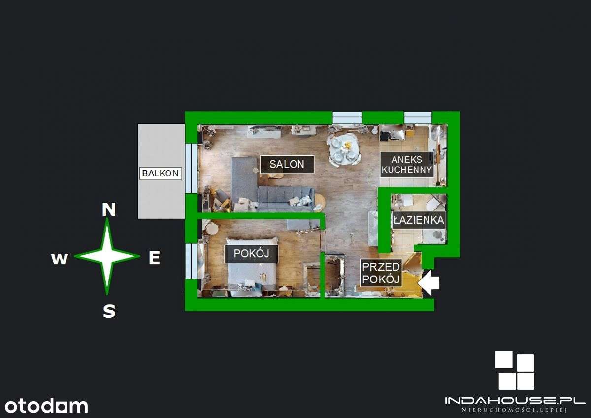 Mieszkanie nad morzem. Ip., balkon, plaża 10 minut-11