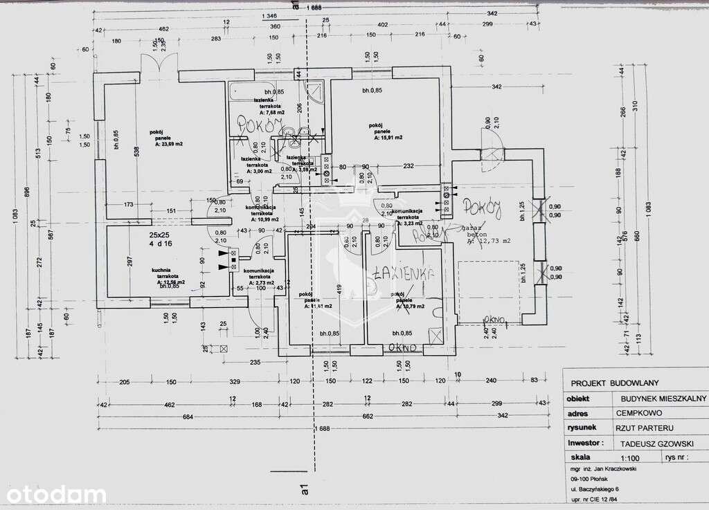 Piękny dom parterowy na imponującej działce 2130m2-19