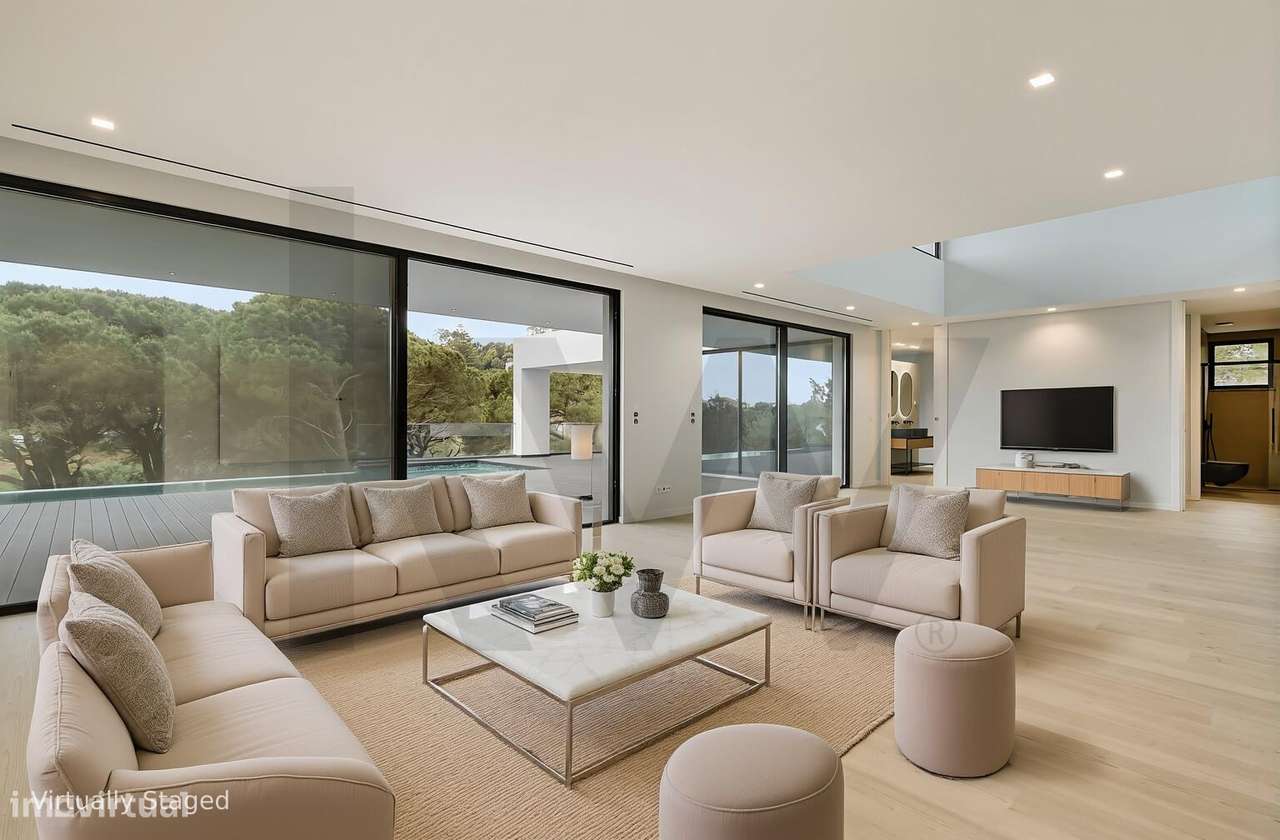 Moradia de arquitetura contemporânea em Cascais com 5 suites para vend-8