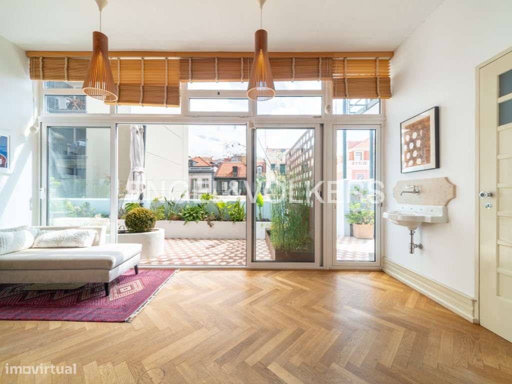 Apartamento T3+1 com Terraço Ajardinado na Avenida da Liberdade-10