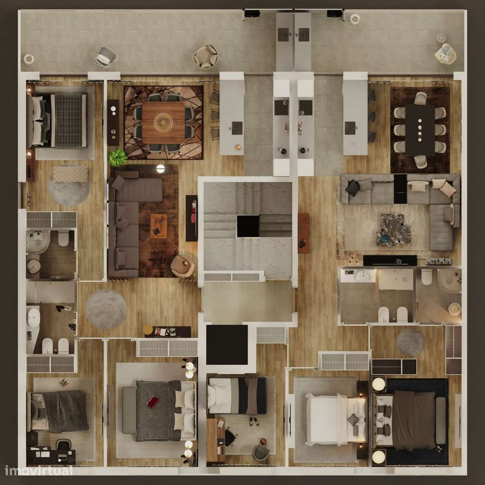 Apartamento T3 novo em Celeiros-27