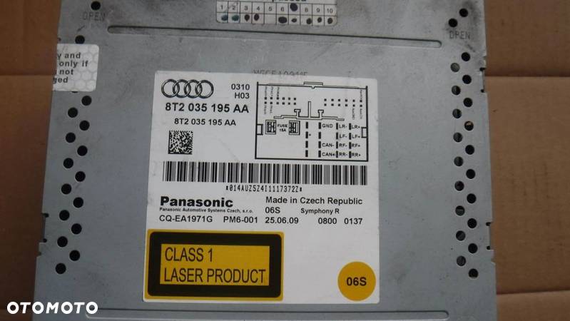 Audi A4 Radio MP3 8T2035195AA - 3