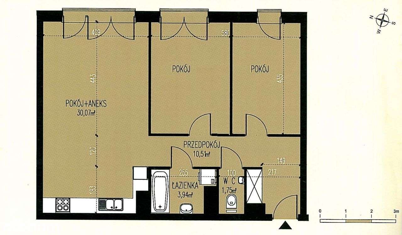 0% prowizji | 70,9 m² | 3 pokoje | Winda | Winiary-1