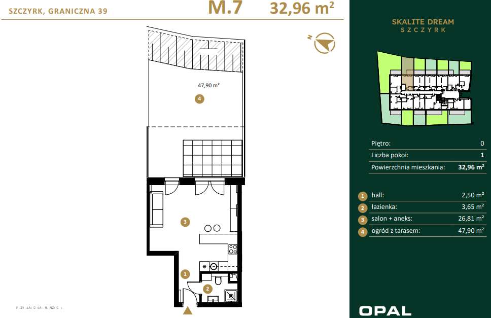 Kawalerka z dużym ogródkiem w Szczyrku! Idealna pod inwestycję!-2