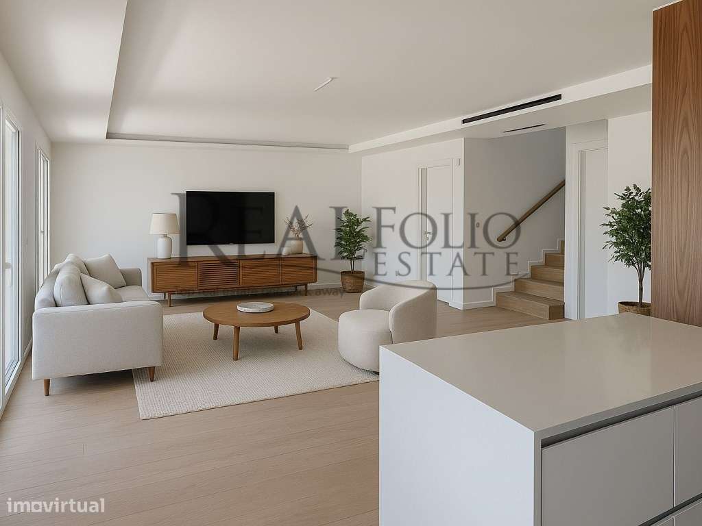 Moradia T4 moderna com piscina privativa e acabamentos premium em C... - Grande imagem: 4/15