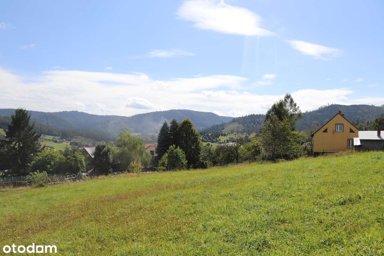 Działka do zabudowy, ok. 800mnpm, widok na góry i las - Pełny obrazek: 5/10