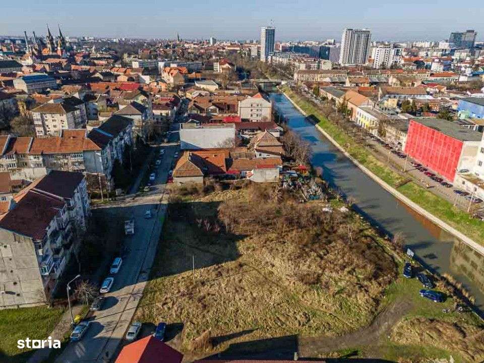 Teren locuinte colective cu 2 fronturi, pe Malul Begai, str Timocului, - Imagine principală: 3/14