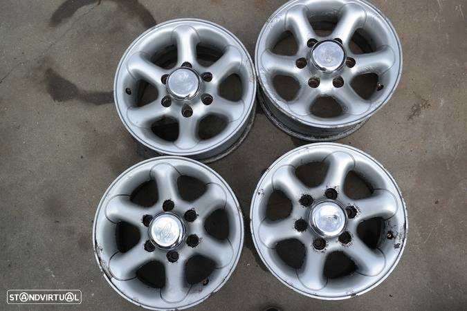 Conjunto jantes 15 polegadas 6x139.7 (6x5.5) Ford Maverick Nissan Terrano - 1