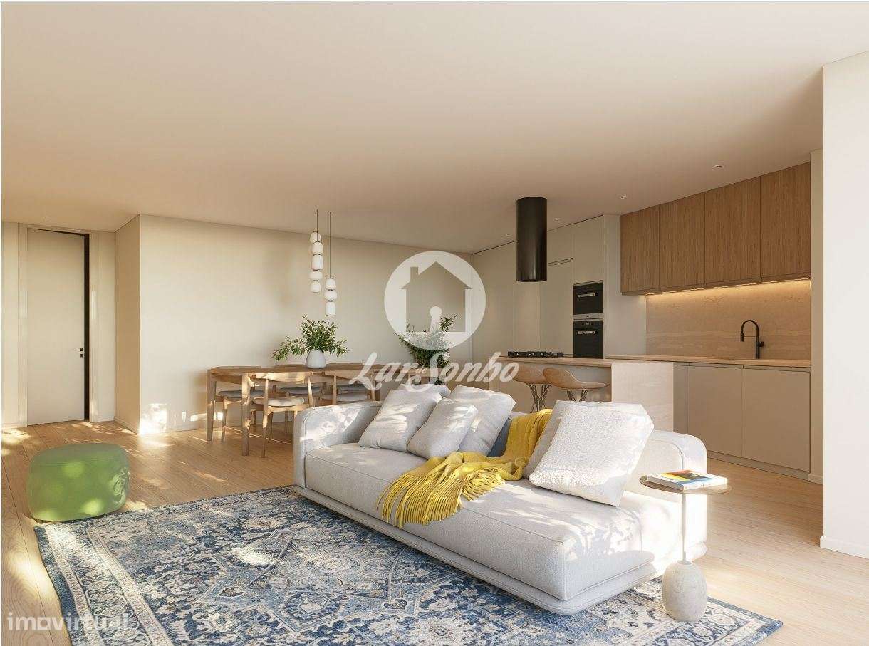 Apartamento T1 em construção, em condomínio fechado com piscina-0