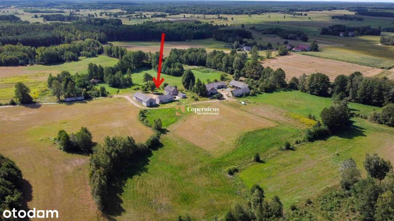 Grunt-6 ha z domem i budynkami,gm.Skępe,potencjał-5