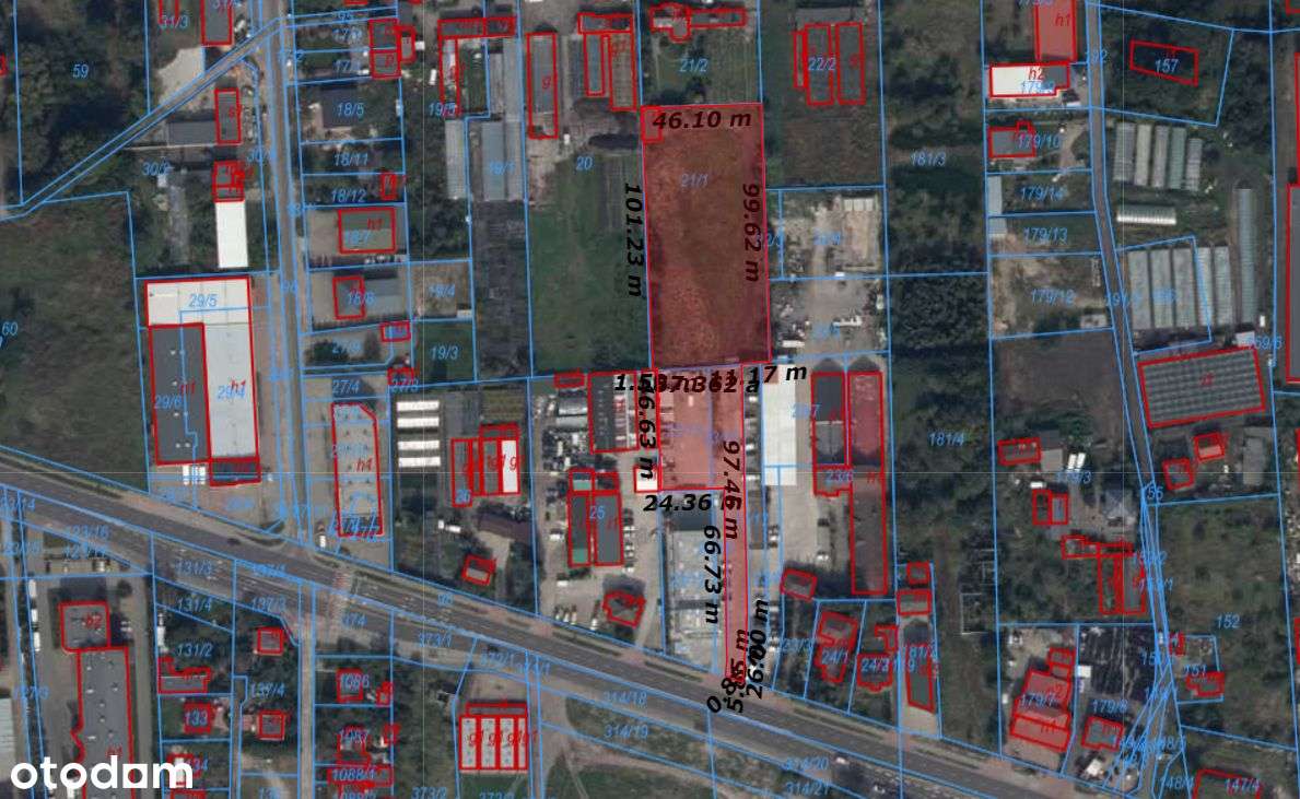 Działka inwestycyjna w Toruniu, ul. Polna-19