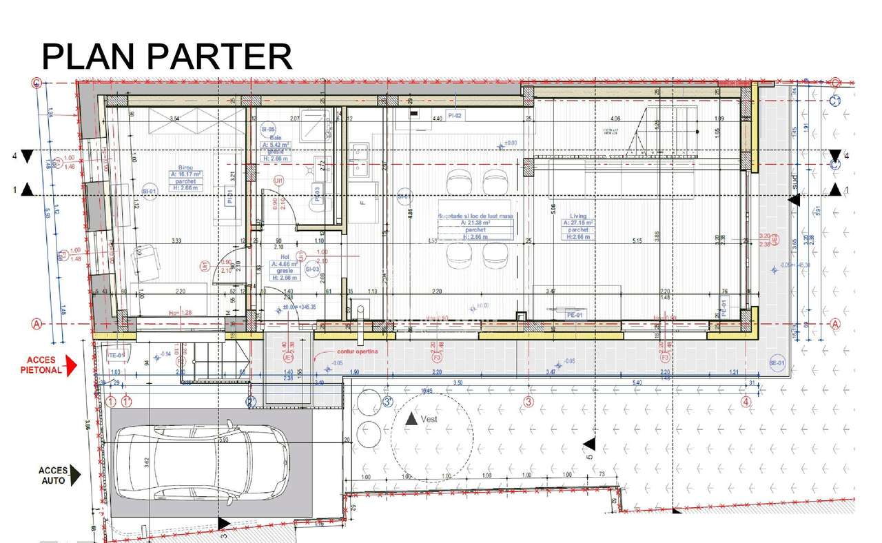 Casă individuală semifinisată, în Cluj-Napoca, Gruia, 145.05mp utili-2