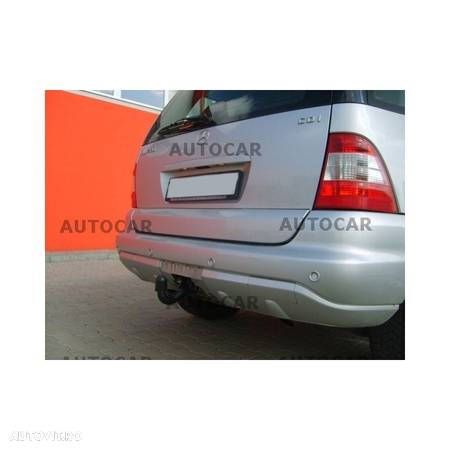 Carlig de remorcare pentru MERCEDES M(ML) -cu roata de rezerva sub autoturism-sistem semidemontabil-cu suruburi  din 1998-2005 - 10