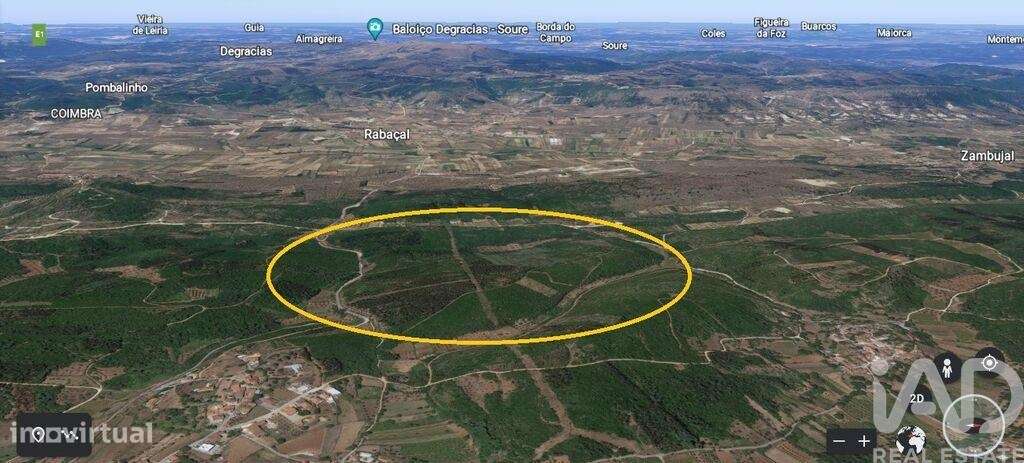 Terreno Agrícola em São Miguel, Santa Eufémia e Rabaçal de 69250,00 m2 - Grande imagem: 3/5
