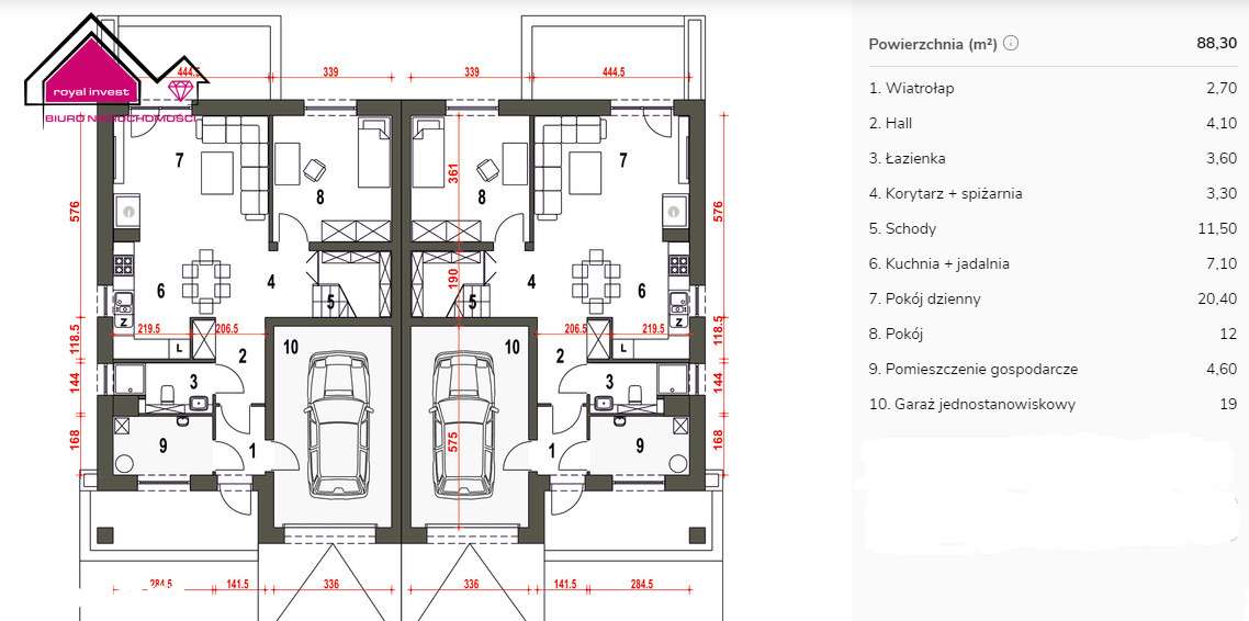 Bliźniak na kameralnym osiedlu - Pełny obrazek: 3/12