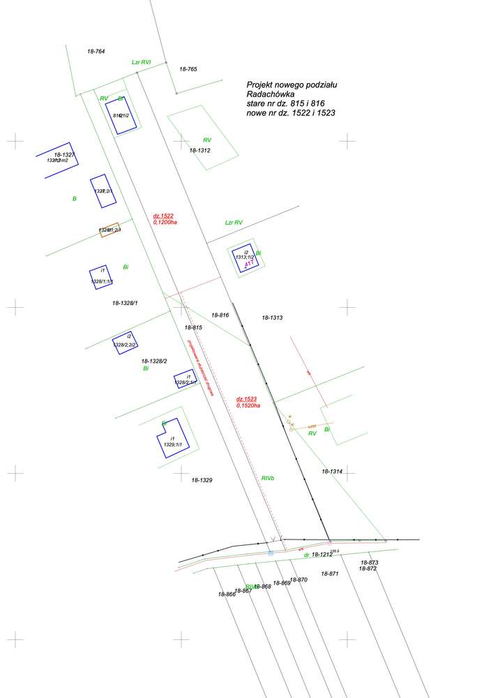 Kołbiel / Radachówka dz. budowlana nad Świdrem 30 min z W-wy trasą S17-18