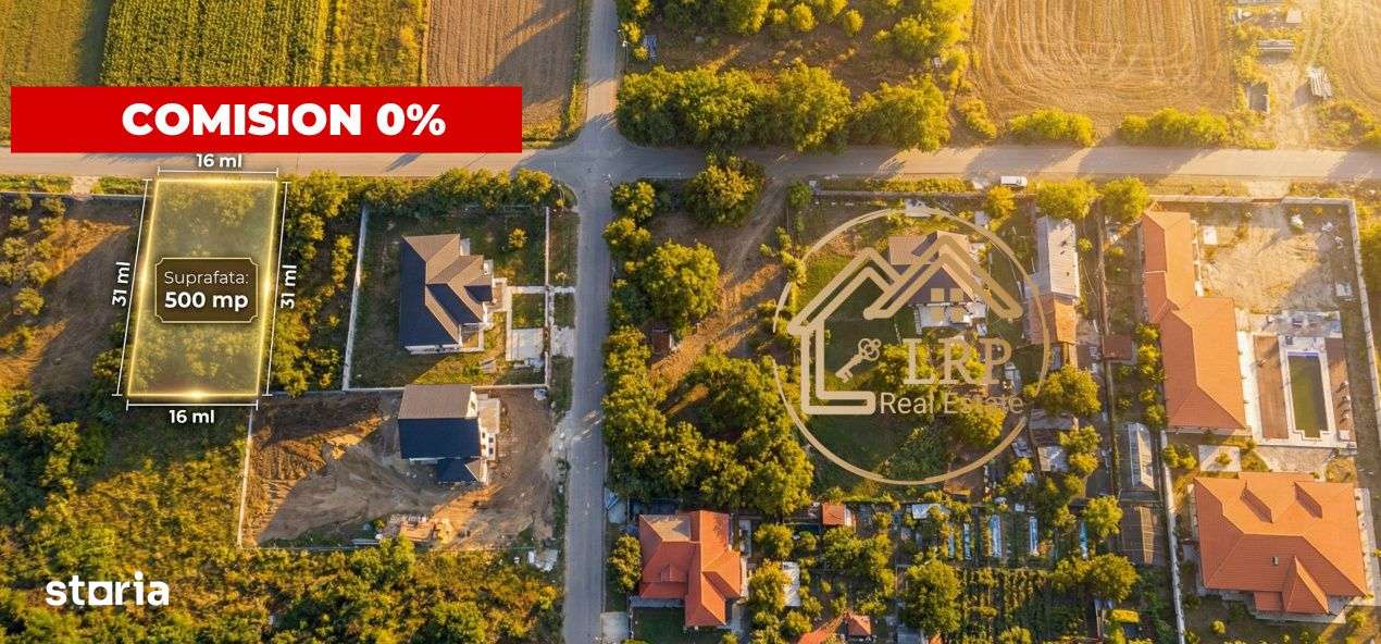 Teren ideal pentru casa | 500mp | Zona linistita Dascalu-Creata | comi-0