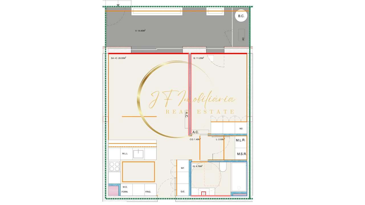 D - Apartamento T1 em Gafanha da Nazare-17