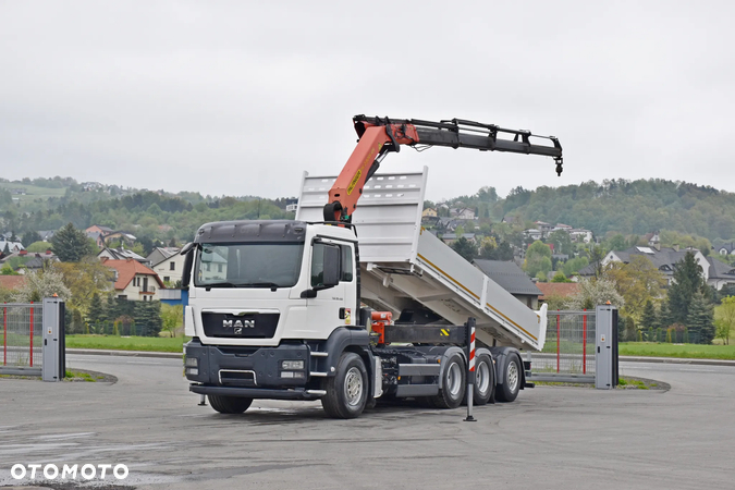 MAN TGS 35.400 Wywrotka 6,50m + PK 23001 - EH C + PILOT / 8x4 - 2