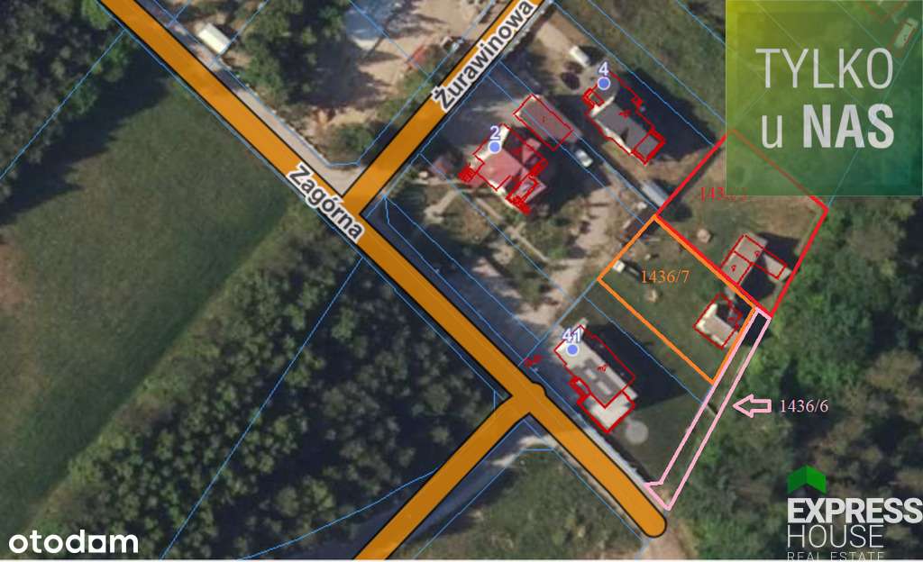 Działka pod Twój dom w Czarnej Białostockiej - Pełny obrazek: 1/6