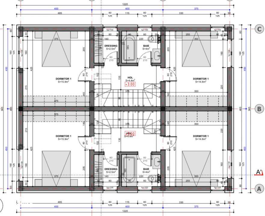 Comision 0% Duplex Mosnita, 86 mp - Toate utilitatile - Drumul Boilor - Imagine principală: 5/8