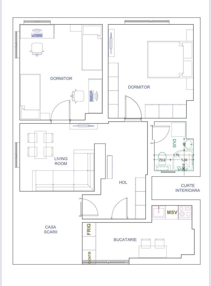 DE VANZARE APARTAMENT 3 CAMERE UNIRII-ROND ALBA IULIA|CENTRALA PROPRIE-6