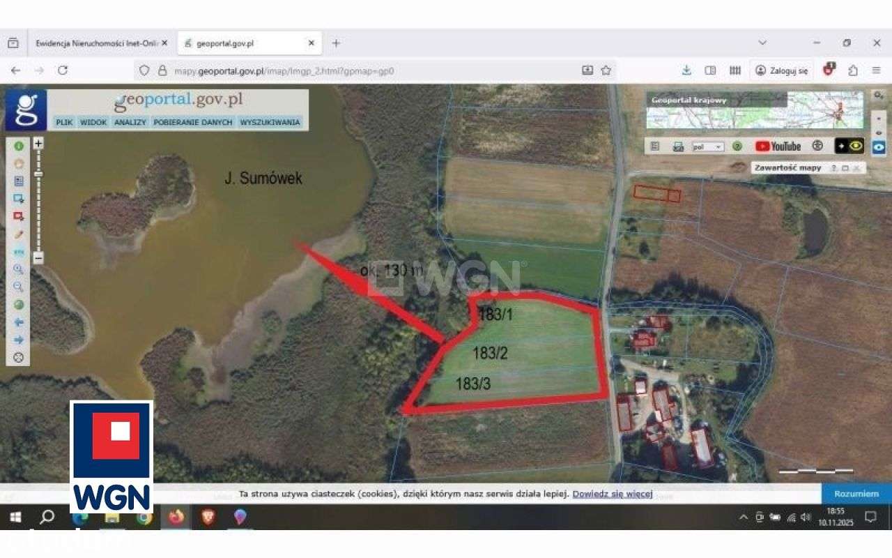 Działka, 3 523 m², Sumówko-9