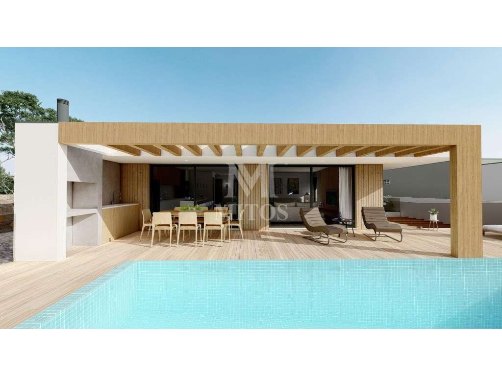 Moradia T3 Térrea com vistas Mar e piscina para venda em Castelo do...-19