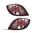 FAROLINS TRASEIRO LED PARA FORD KA 96-08 VERMELHO CROMADO - 1