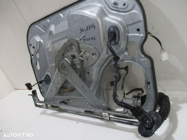 Macara dreapta fata electrica Ford Focus 2 An 2004 2005 2006 2007 2008 cod 4M51-A045H16 - 8