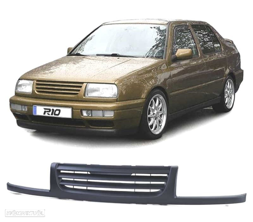 GRELHA FRONTAL VOLKSWAGEN VW VENTO 92-98 PRETA SEM SÍMBOLO - 1