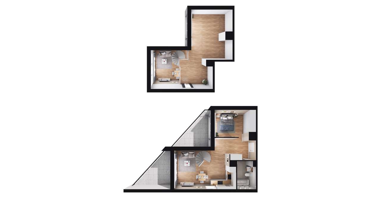 3-pokojowe mieszkanie 76m2 + 2 loggie Bez Prowizji - Pełny obrazek: 2/8