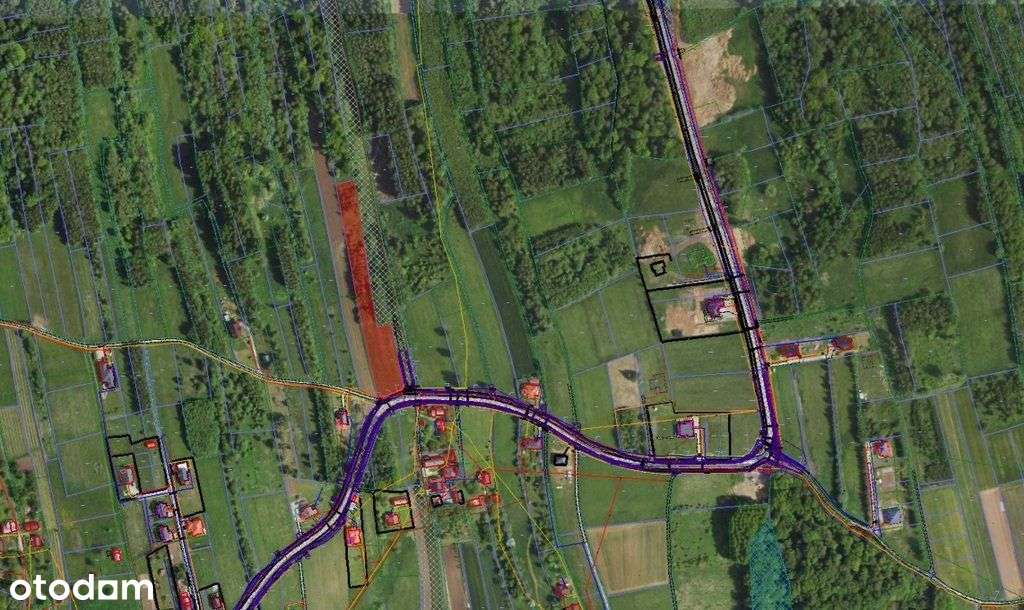 Malawa 48,54ar z pozwoleniem na budynek 35m2 - Pełny obrazek: 4/4