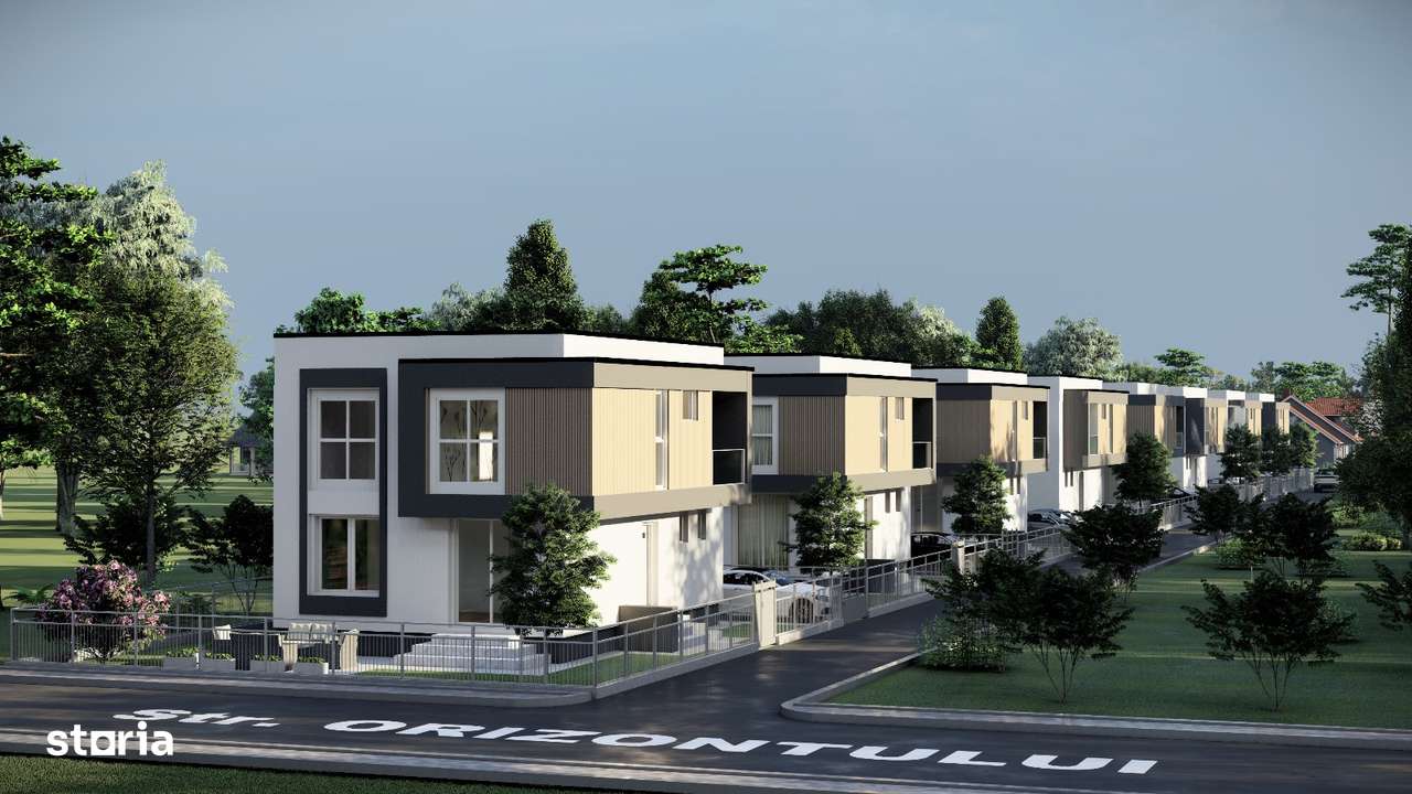 Vila Individuala P+1, 4 Camere - 3 bai, Teren 235 MP - Imagine principală: 4/7