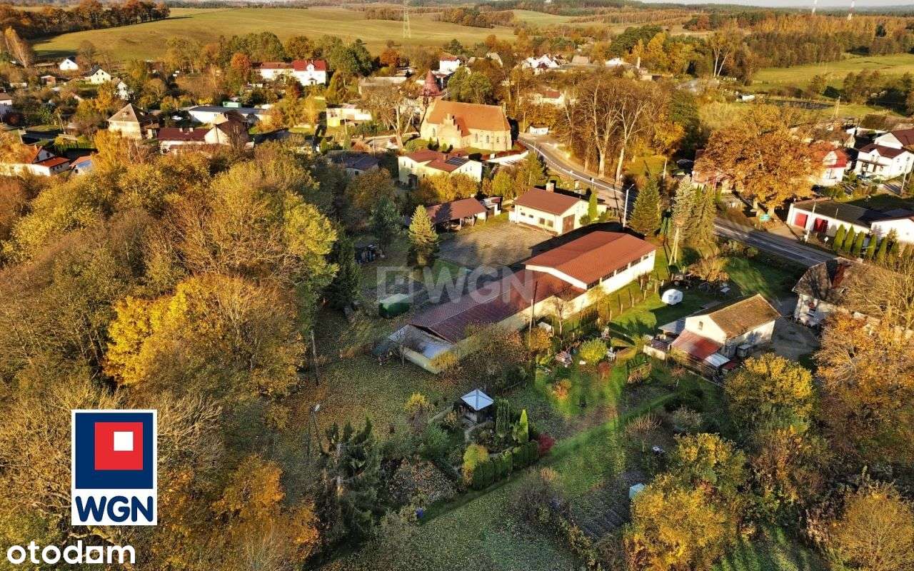 Dom, warsztat, hala mag., Barcino, działka 5000m2-2