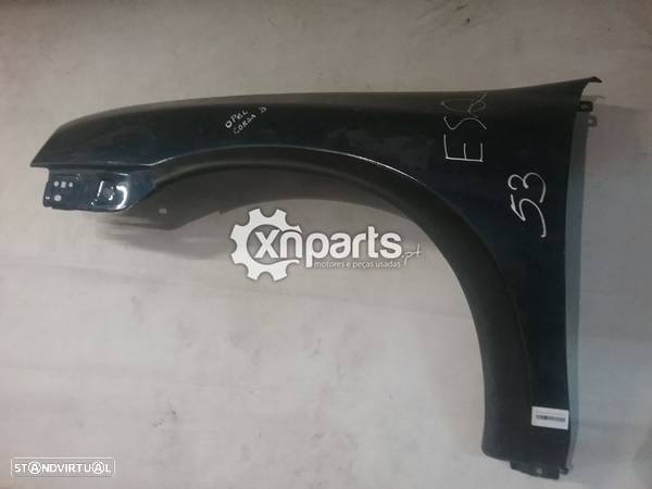 Guarda-lamas Esq OPEL CORSA B 1993 - 2000 Azul - Branco Usado - 1