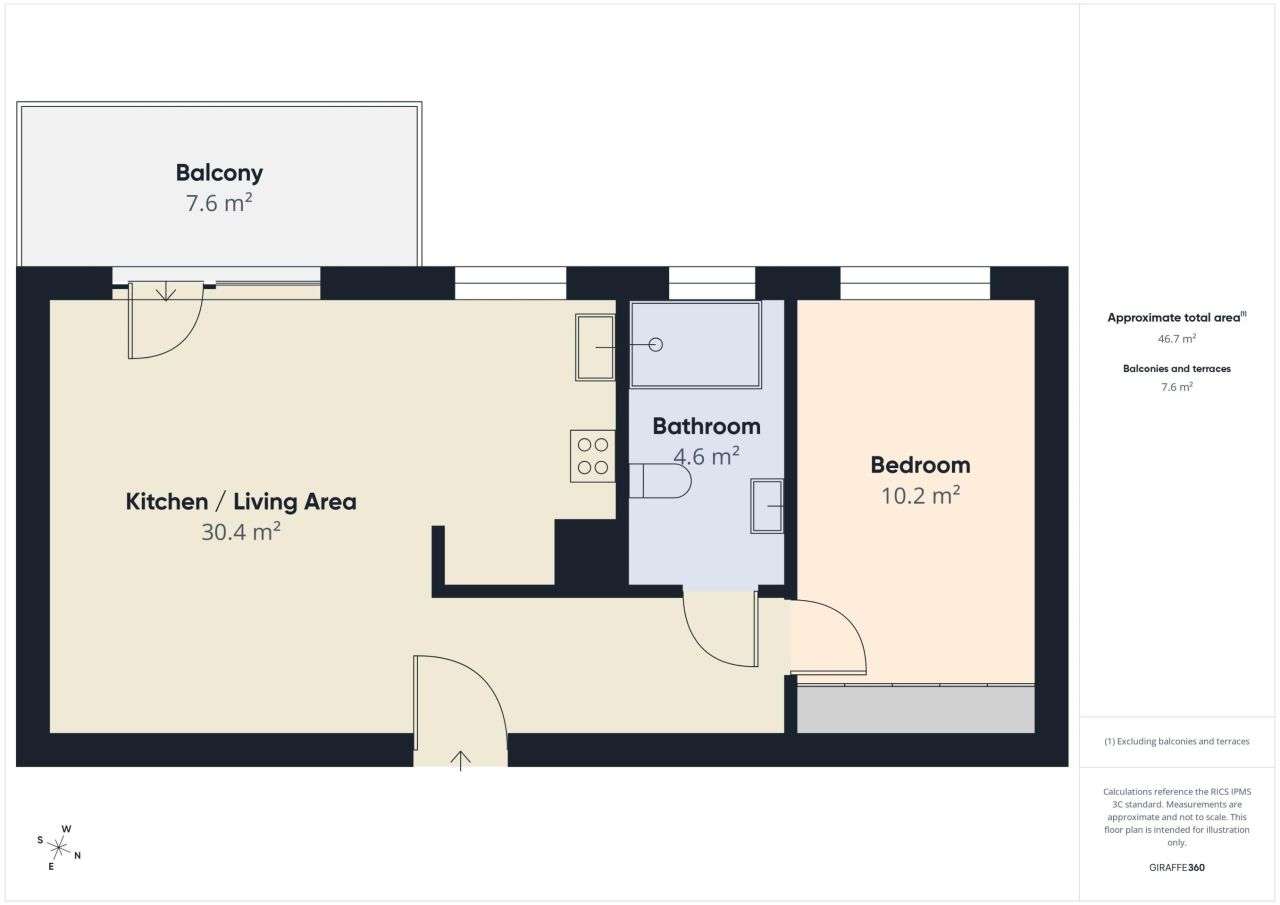 Mieszkanie, 47,10 m², Olsztyn-10