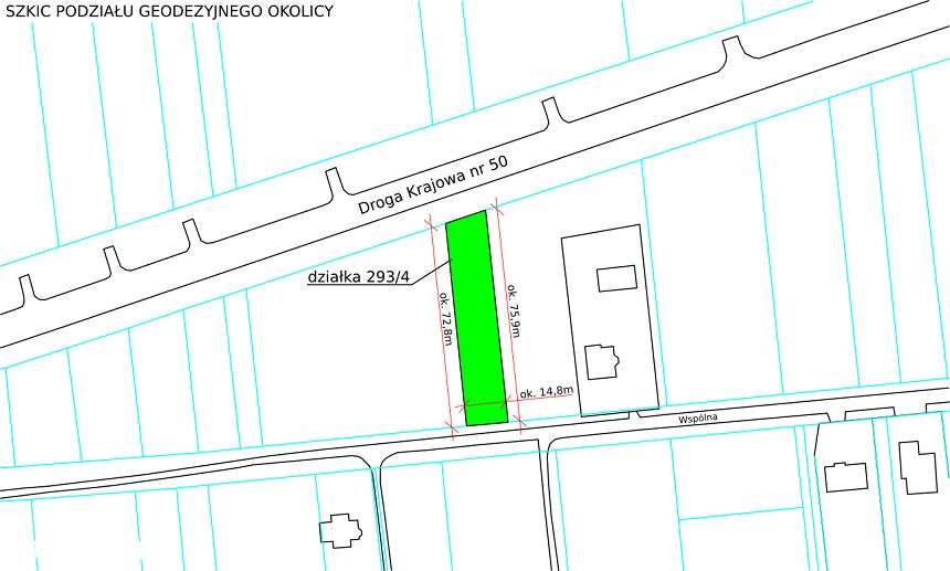 Działka Kołbiel Człekówka BEZ PROWIZJI-4