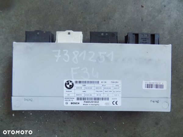 BMW F34 MODUŁ ELEKTRYCZNEJ KLAPY 7381251 - 1