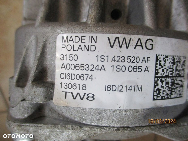 VW UP SEAT SKODA POMPA WSPOMAGANIA KOLUMNA 1S1423520AF - 2
