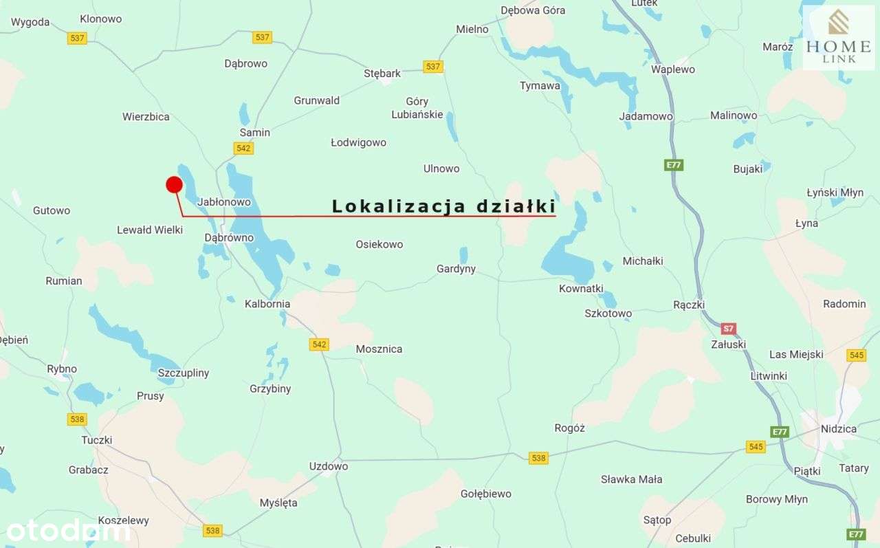 Działka w brzozach z dostępem do jeziora-14