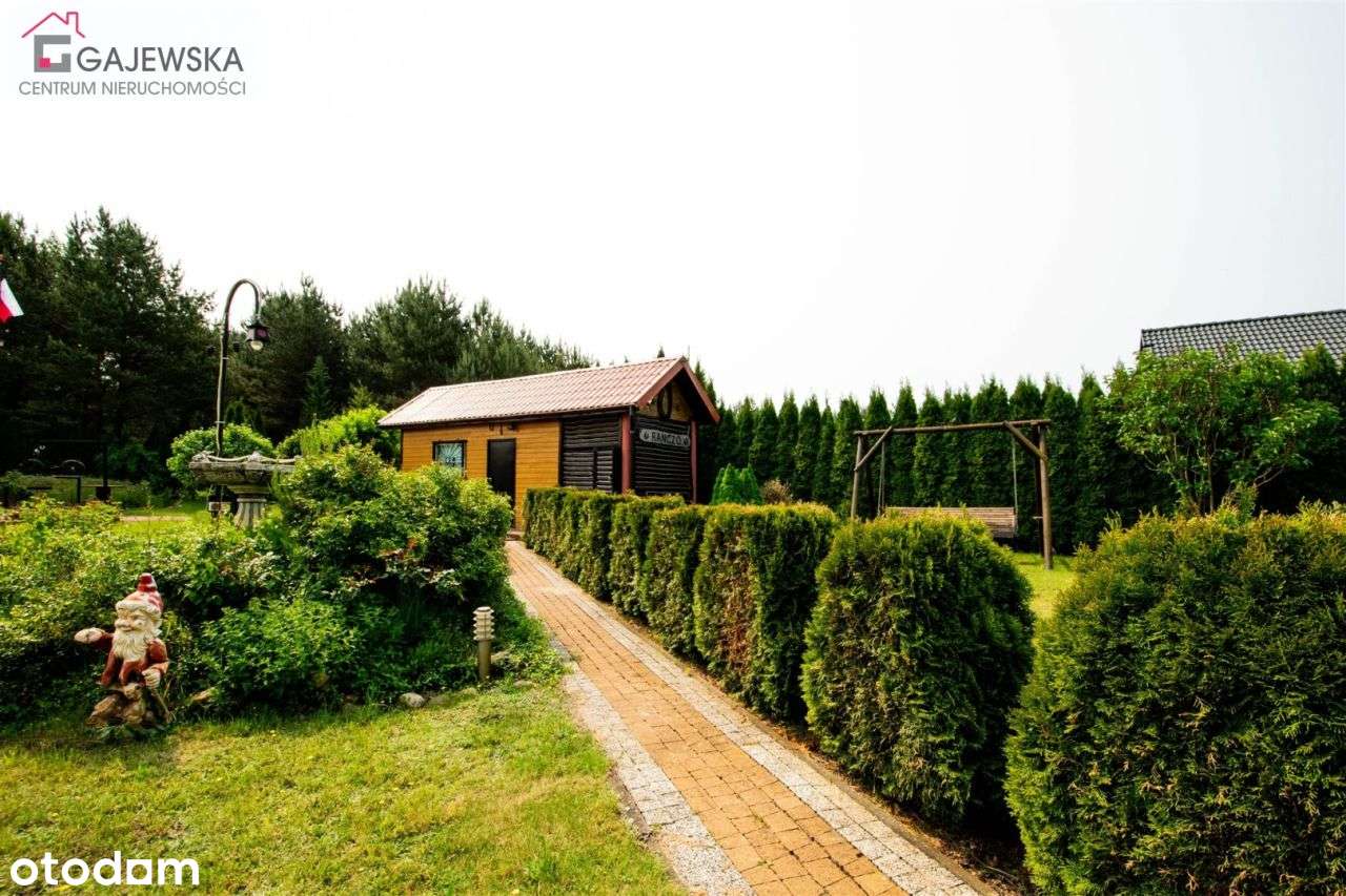 Urokliwa nieruchomość z drewnianym domem!-17