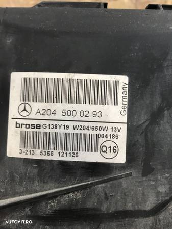 Electroventilator Mercedes-Benz E220 W212 CDI  7G-Tronic Plus, 170cp - 2