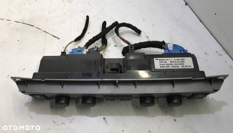 KLIMATRONIK PANEL KLIMATYZACJI 6942981 BMW E65 E66 - 2