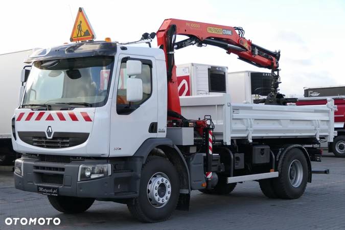 Renault 19 - 320 KM / E 6 / Wywrotka + HDS / HYDROBURTA / 3 STRONNY KIPPER - 3.5 M / EURO 6 - 16