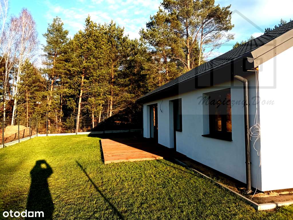 Dom nad Zegrzem na leśnej polanie-7