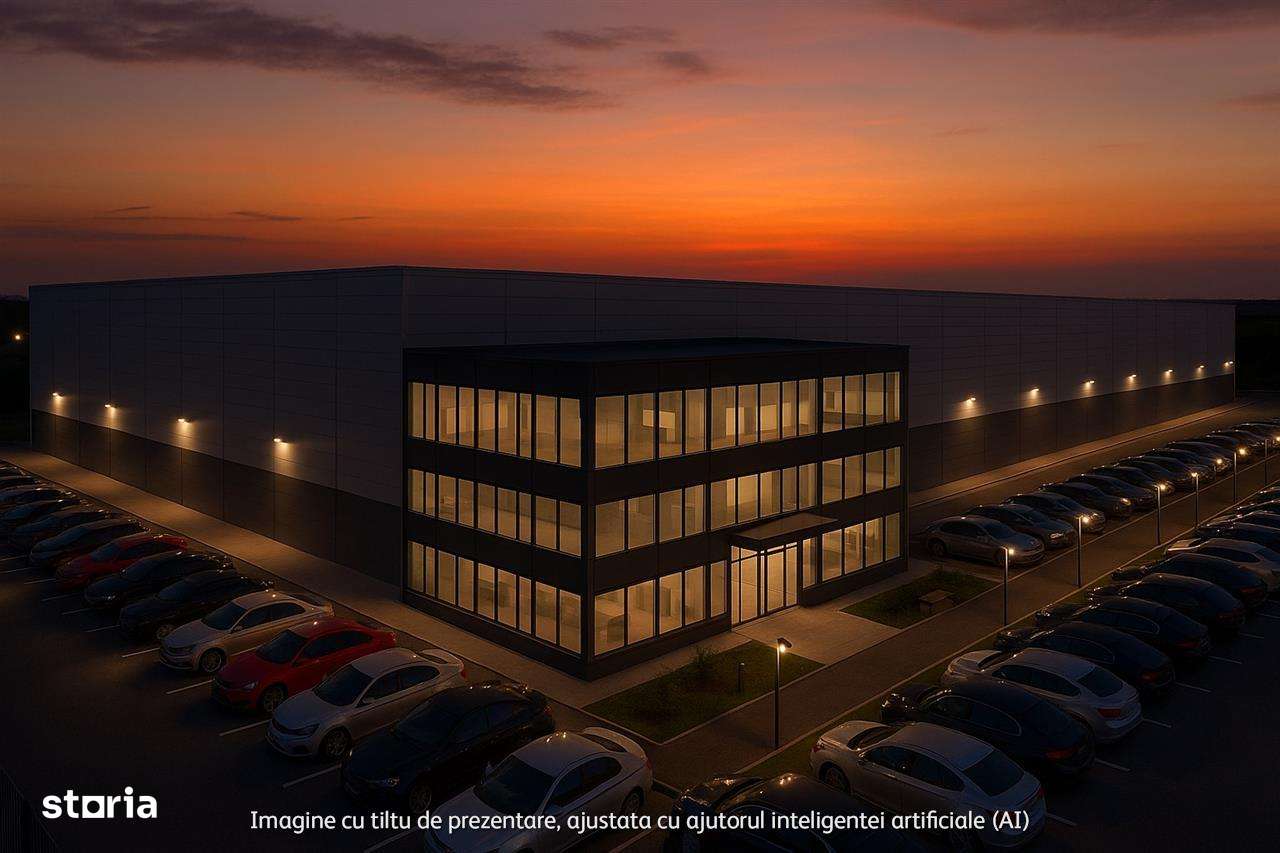 Spatii industriale si birouri 3400 mp in Popesti-Leordeni - Imagine principală: 4/5