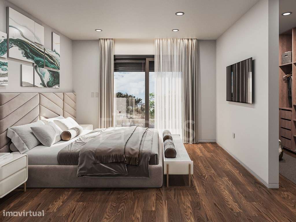 Moradia T3 com garagem e piscina na Herdade do Meio, Amora - Grande imagem: 5/14